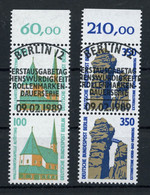 Berlin Michel-Nr. 834 + 835 Postfrisch + Gestempelt Als Senkrechtes Paar - Otros & Sin Clasificación