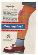 1950s YUGOSLAVIA,BELGRADE,GALENIKA,PENICILLIN EYE OINTMENT AND HANSAPLAST,ADVERTISEMENT - Matériel Médical & Dentaire