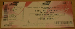 Paul Mc Cartney - Ticket Concert - Palais De Sports Paris-Bercy - 30-11-2011 - Concerttickets