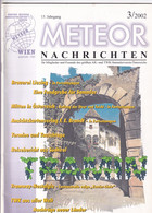 Meteor Nachrichten Wien AK Sammlerverein Jg. 15 Ausg. 3/2002 Tramway - Hobby & Sammeln