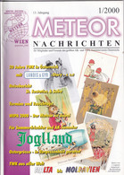 Meteor Nachrichten Wien AK Sammlerverein Jg. 13 Ausg. 1/2000 Joglland - Loisirs & Collections