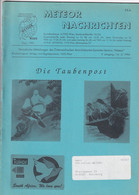 Meteor Nachrichten Wien AK Sammlerverein Jg. 9 Ausg. 2/1996 Taubenpost Tauben - Loisirs & Collections