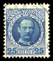 1907, Dänisch Westindien, 45 Var, Gest. - Deens West-Indië