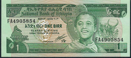 ETHIOPIA P41b 1 BIRR 1991 #FA     UNC. - Ethiopie