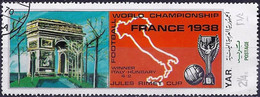 Yemen (YAR) 1970 - Mi 1003A - YT 295.B ( World Football Cup 1938 In France - Arc De Triomphe In Paris ) - 1938 – Frankrijk