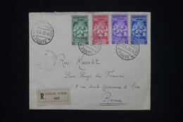 VATICAN - Enveloppe En Recommandé Pour Rome En 1939 - L 120595 - Briefe U. Dokumente