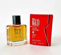 Miniatures De Parfum RED FOR MEN  De GIORGIO  BEVERLY HILLS 15 Ml  + BOITE - Miniaturen Flesjes Heer (met Doos)