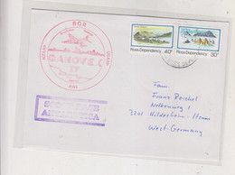 ROSS DEPENDENCY 1984    Nice   Cover To Germany SCOTT BASE ANTARCTICA - Briefe U. Dokumente