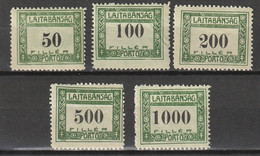 Lajtabansag 1921 - Hungary Local Stamps - Occupazione Militare Dell'Ungheria Porto MH * - Ortsausgaben