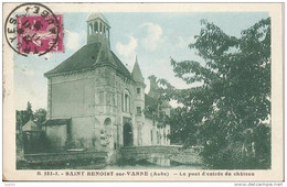 Saint Benoit Sur Vanne  ( 235 H Dans L ' Aube ) Le Pont D'Entrée Du Château   CPA 1936 - Nomeny