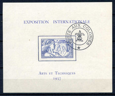 SAINT PIERRE Et MIQUELON < BLOC N° 1 Oblitéré Ø Used Ø Cote 65.00 € < EXPOSITION PARIS 1937 - Blocs-feuillets