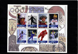 Olympics 1998 - Olympiques - Speed Skate - ST. VINCENT - Sheet MNH - Winter 1998: Nagano
