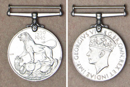 Médaille-GB-01_médaille De Guerre 1939-1945_The 1939-45 War Medal – WW2_D - Grande-Bretagne