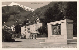 Airolo Monumento Le Vittime Del Lavoron Traforo Del Gottardo - Airolo