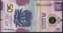 MEXICO NLP 50 PESOS 31.3.2021 #AB COMMEMORATIVE UNC. - Mexico