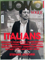 L’UOMO VOGUE 419 2011 Stefano Accorsi Riccardo Scamarcio Andrea Bocelli Roberto Bolle Gabriele Muccino Paolo Giubellino - Fashion