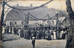 C. P. A.  :  Ludwigslust : Fahnenweihe D. Krieger-Vereins Zu BORKOW I. M., D 25 April 1913, Festrede - Ludwigslust