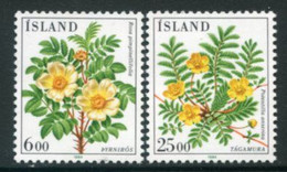 ICELAND 1984 Flowers II MNH / **.  Michel 612-13 - Unused Stamps