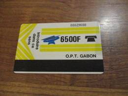 Télécarte Phonecard GABON - 6500F - Gabun