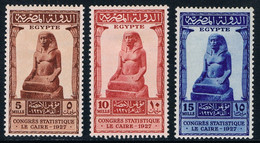 Egypte - Congrès De Statistique Au Caïre 131/133 (année 1927) * - Other & Unclassified