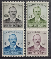 LUXEMBOURG 1951 - MNH - Mi 449-452 - Complete Set! - Oblitérés