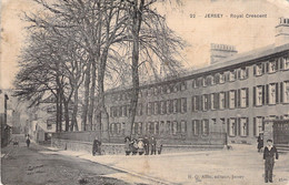 ROYAUME UNI - JERSEY - Royal Crescent - Animé - RARE - Editeur H.G. Allix - Andere & Zonder Classificatie