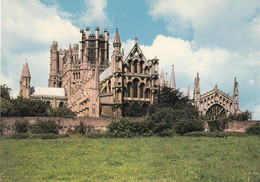 Postcard Ely Cathedral View From Car Park My Ref B25435 - Ely