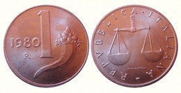 ECCEZIONALE !!! 1 LIRA 1980 " CORNUCOPIA " !!! - 1 Lira