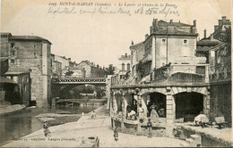 Mont De Marsan * Le Lavoir Et Chutes De La Douze * Laveuses Lavandières - Mont De Marsan