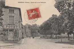 MIREBEAU. - Entrée De La Rue Nationale - Mirebeau