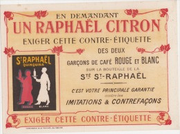 BUVARD LIQUEUR ST RAPHAEL  CITRON - Schnaps & Bier
