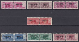 Trieste AMG-FTT Pacchi Postali Serie Di 7 Valori Sass. 1/9 MNH** Cv. 201 - Paketmarken/Konzessionen