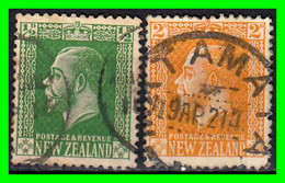 NEW ZEALAND  (OCEANIA  ) 2 SELLOS AÑO 1915 JORGE V - Usati