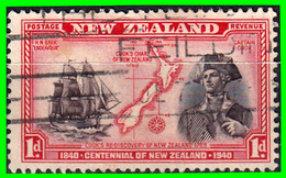NEW ZEALAND  (OCEANIA  ) SELLO AÑO 1940 CENTENARIO DE LA PROCLAMACION DE LA SOBERANIA BRITANICA - Used Stamps