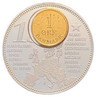 BÉLGICA. MEDALLA LA NUEVA MONEDA EUROPEA 2.002 (DINAMARCA) - Professionali / Di Società