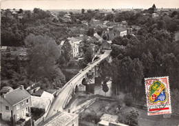 79-SAINT-GENEROUX- LE PONT HISTORIQUE DU XIIeS SUR LE THOUET VUE DU CIEL - Sonstige & Ohne Zuordnung