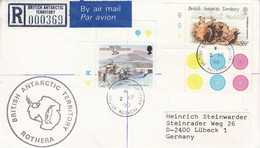 British Antarctic Territory (BAT) 1990  Registered Cover  Ca Rothera  2 AP 90 (BAT324) - Briefe U. Dokumente