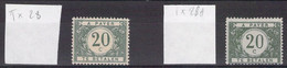 Belgique - COB TX 28 * Et 28A * - 1919 - Cote 22.5 COB 2022 - Postzegels