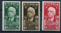 Ethiopie   Colonie Italienne  3/5 ** - Ethiopie