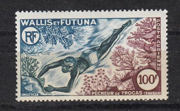 Wallis Et Futuna Aérien YT 19 .. Pecheur D'eponges .. Neuf  ** Sans Charnière Ni Trace .. 25 % Cote - Unused Stamps