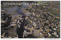 Maine Kennebunkport Aerial View Kennebunk River At Low Tide - Kennebunkport