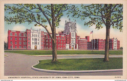 Iowa Iowa City University Hospital State University Of Iowa 1939 Curteich - Iowa City