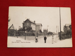 CPA -  Groslay  -   Rue De Paris - Pavé De Groslay - Groslay