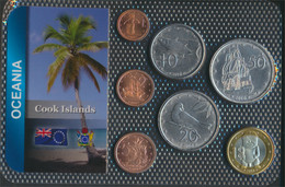 Cookinseln 2010 Stgl./unzirkuliert Kursmünzen 2010 1 Cent Bis 1 Dollar (9764163 - Islas Cook
