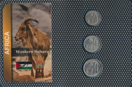 Sahara 1992 Stgl./unzirkuliert Kursmünzen 1992 1 Peseta Bis 5 Pesetas (9764595 - Mint Sets & Proof Sets