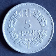 5 Francs Lavrillier 1949 Aluminium - 5 Francs