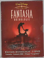 FANTASIA ANTHOLOGIE    De WALT DISNEY  ( 3 DVDs)  C21 - Animation