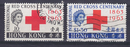 Hong Kong 1963 Mi. 212-13, Red Cross Rotes Kreuz Croix Rouge Cruz Roja Complete Set - Usati