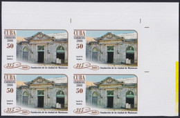 2008.411 CUBA 2008 50c MNH IMPERFORATED PROOF MATANZAS FOUNDATION BOMBEROS FIRE STATION FIREMAN. - Ongetande, Proeven & Plaatfouten