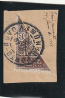 Dahomey Demi Timbre Sur Fragment Porto Novo 55A Cote 400 - Gebraucht